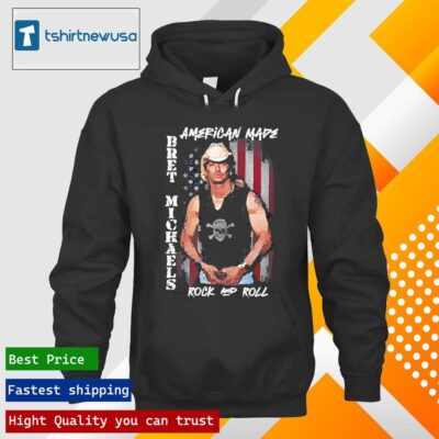 Premium Bret Michaels American Made Festival 2024 T Shirt hoodie