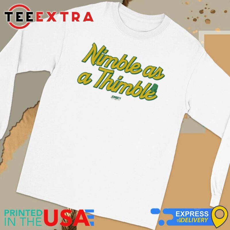Official Nimble As A Thimble Vintage Long Sleeve Tee