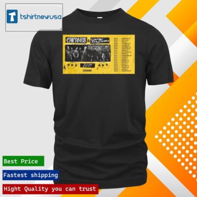 Original Official caifanes & Cafe Tacvba Tour 2024 Poster Shirt