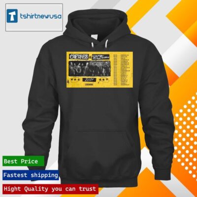 Original Official caifanes & Cafe Tacvba Tour 2024 Poster hoodie