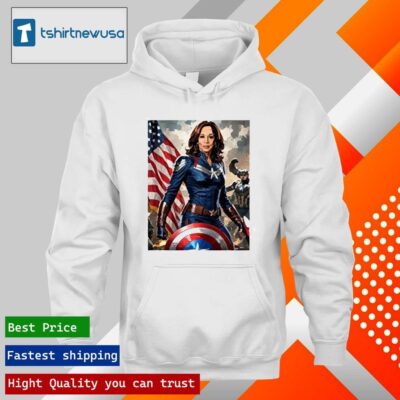 Original Kamala Harris Captain America 2024 T hoodie
