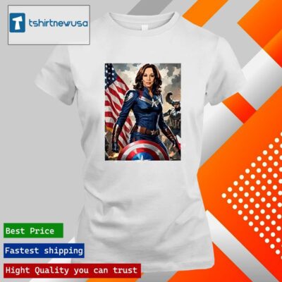 Original Kamala Harris Captain America 2024 T ladies tee