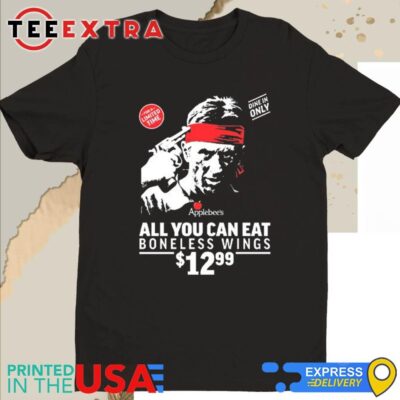 Official The Deer Hunter x Applebee's All You Can Eat Boneless Wings 12.99 T-Shirt