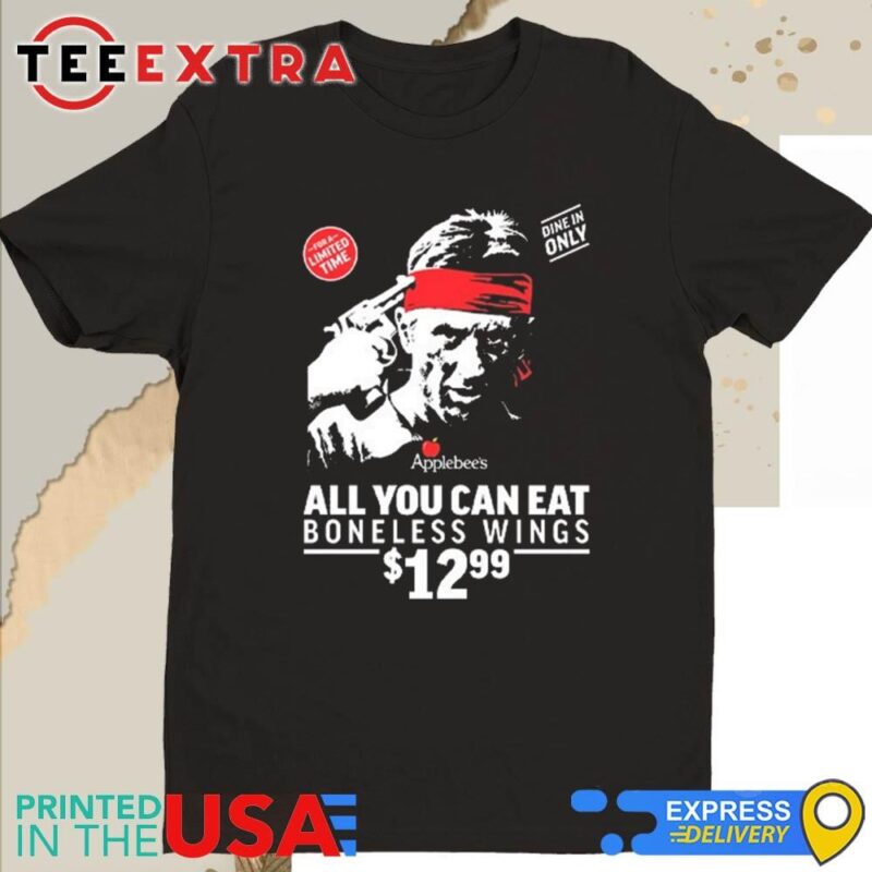 Official The Deer Hunter x Applebee's All You Can Eat Boneless Wings 12.99 T-Shirt