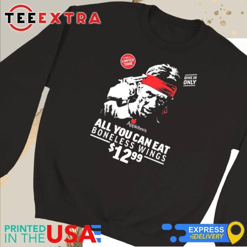 Official The Deer Hunter x Applebee's All You Can Eat Boneless Wings 12.99 Sweatshirt