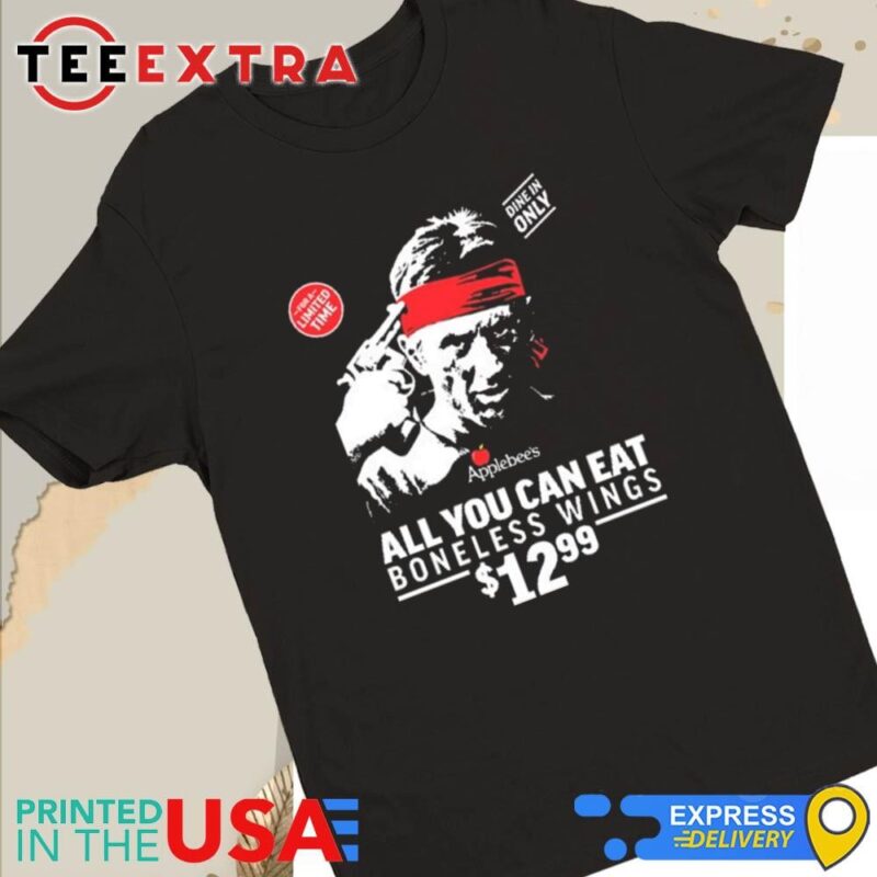 Official The Deer Hunter x Applebee's All You Can Eat Boneless Wings 12.99 Women Tee