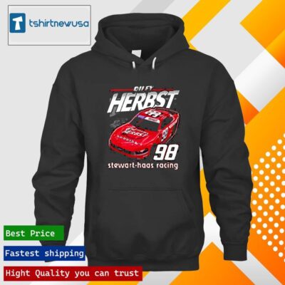 Original Riley Herbst 2024 Terrible Herbst Stewart-haas Racing Throwback Shirt and Hoodie hoodie