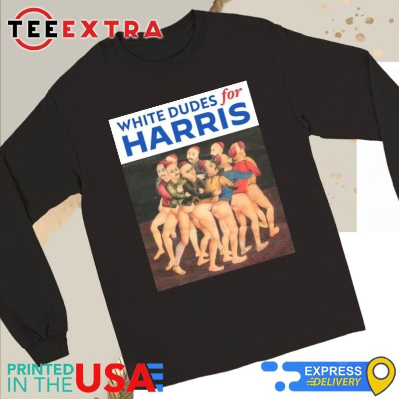 Official Grandoldmemes White Dudes For Harris Long Sleeve Tee