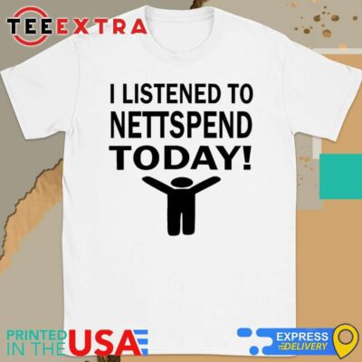 Official Pluggnb Lounge Merch I Listened To Nettspend Today Shirt