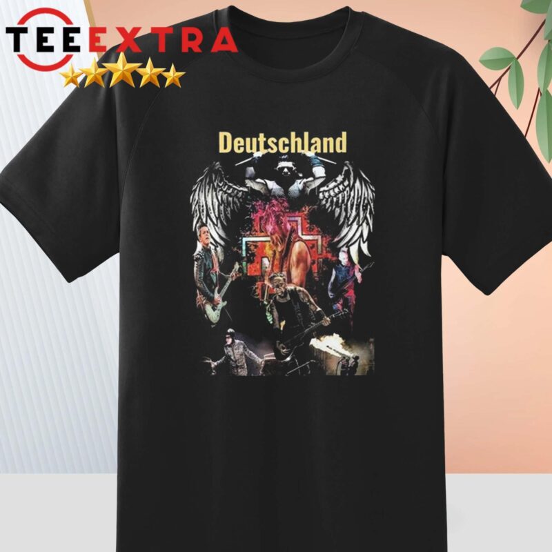 Trendy Rammstein Band Deutschland Shirt