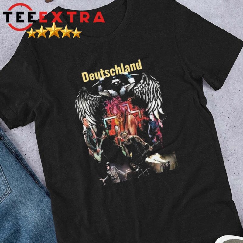 Trendy Rammstein Band Deutschland Shirt