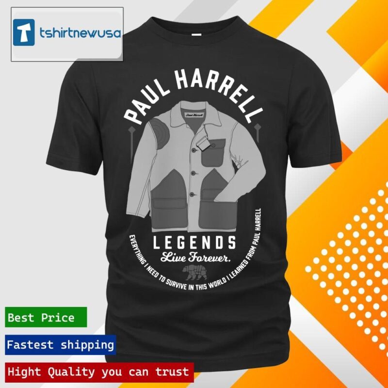 Tristar Trading Merch Paul Harrell Legends Live Forever Fundraiser T-Shirt