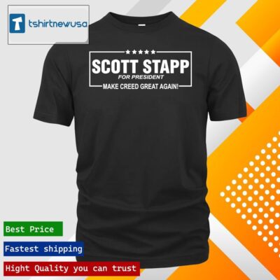 Premium Butt Rock Scott Stapp For President Make Creed Great Again Shirt