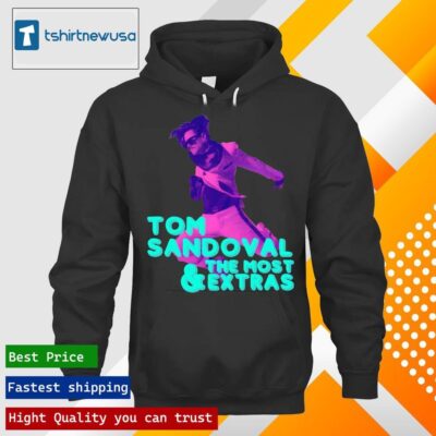 Original Official tom Sandoval & The Most Extras Tom Jumping Black hoodie