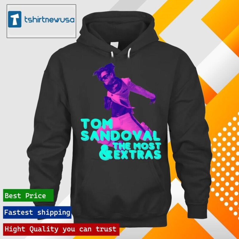 Original Official tom Sandoval & The Most Extras Tom Jumping Black hoodie