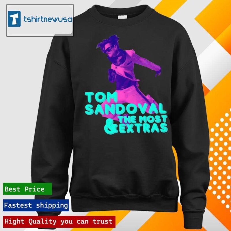 Original Official tom Sandoval & The Most Extras Tom Jumping Black longsleeve