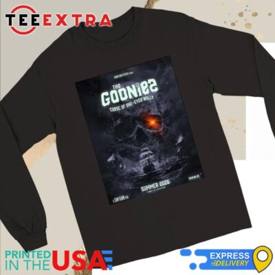 Official The Goonies 2 Curse Of One-Eyed Willy Only In Theaters Summer 2026 Long Sleeve Tee