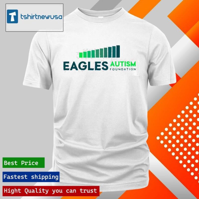 Nice Kylie Kelce Wearing Eagles Autism Foundation 2024 T-shirt