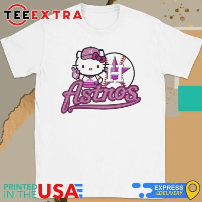 Official Houston Astros X Hello Kitty Pink Shirt