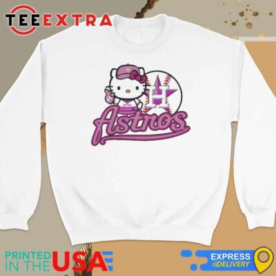 Official Houston Astros X Hello Kitty Pink Sweatshirt