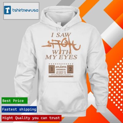 Original Official i Saw UTOPIA With My Eyes Atlanta Georgia 2023 Shirt hoodie