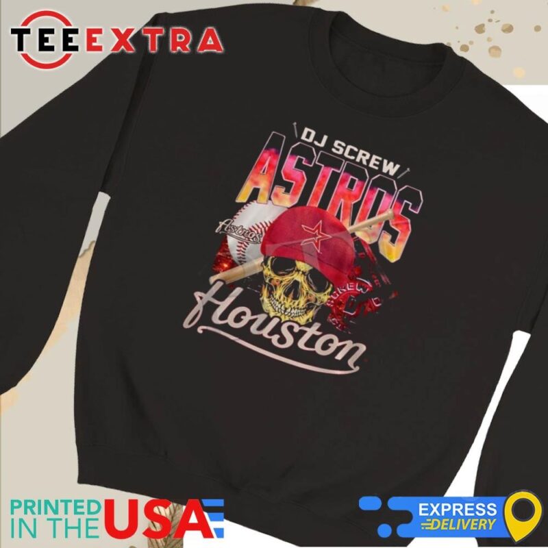 Official Dj Screw Skull Houston Astros 2024 Sweatshirt