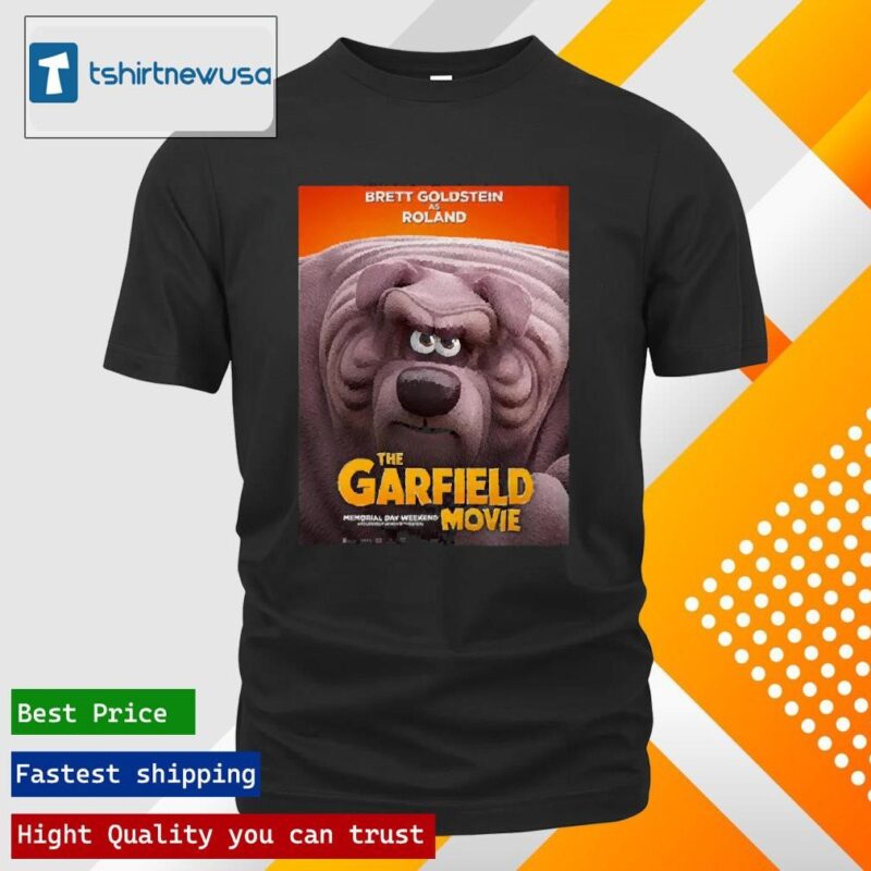 Nice Brett Goldstein As Roland In The Garfield Movie 2024 T-shirt
