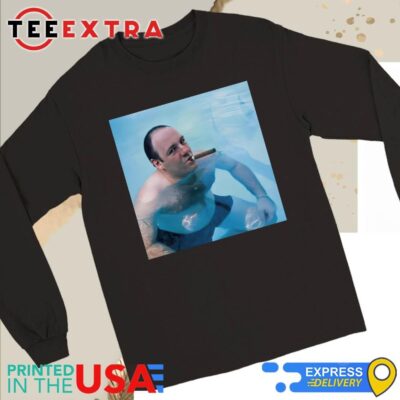 Official Olivia Cooke Tony Soprano Pool Smoking Cigar Long Sleeve Tee
