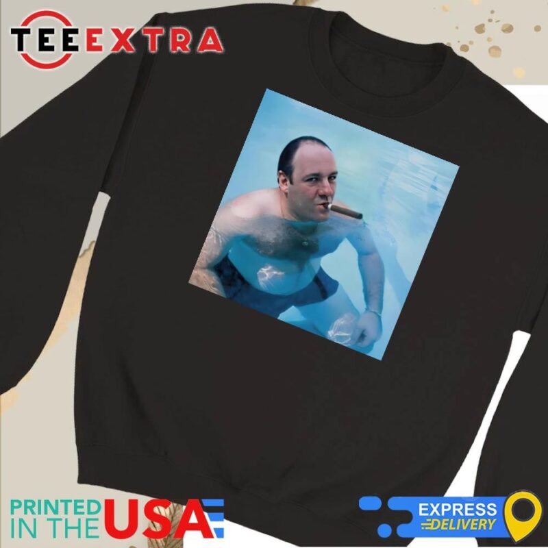 Official Olivia Cooke Tony Soprano Pool Smoking Cigar Sweatshirt