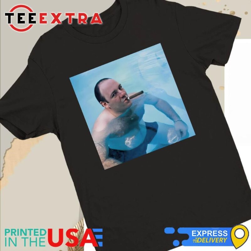 Official Olivia Cooke Tony Soprano Pool Smoking Cigar Women Tee