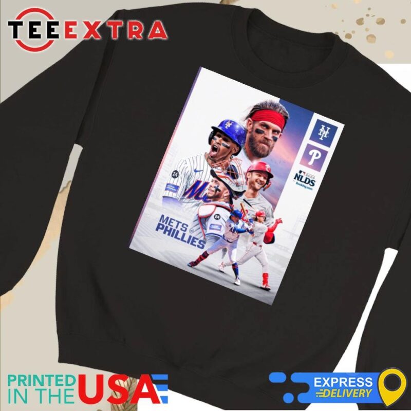 Official New York Mets Vs Philadelphia Phillies 2024 NLDS Sweatshirt
