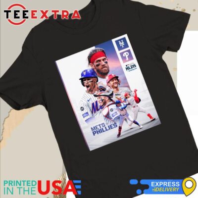 Official New York Mets Vs Philadelphia Phillies 2024 NLDS Women Tee
