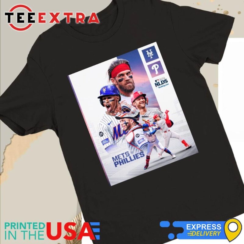 Official New York Mets Vs Philadelphia Phillies 2024 NLDS Women Tee