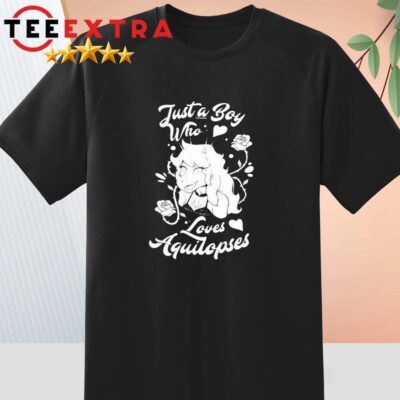 Snoot Game Rosa Just A Boy Who Loves Aquilops Shirt