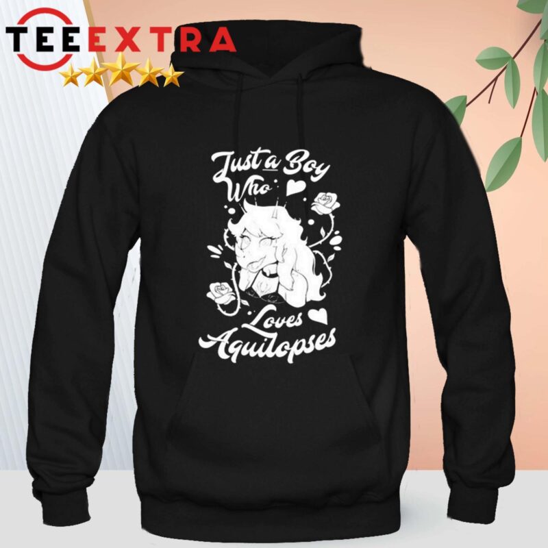 Snoot Game Rosa Just A Boy Who Loves Aquilops Hoddie