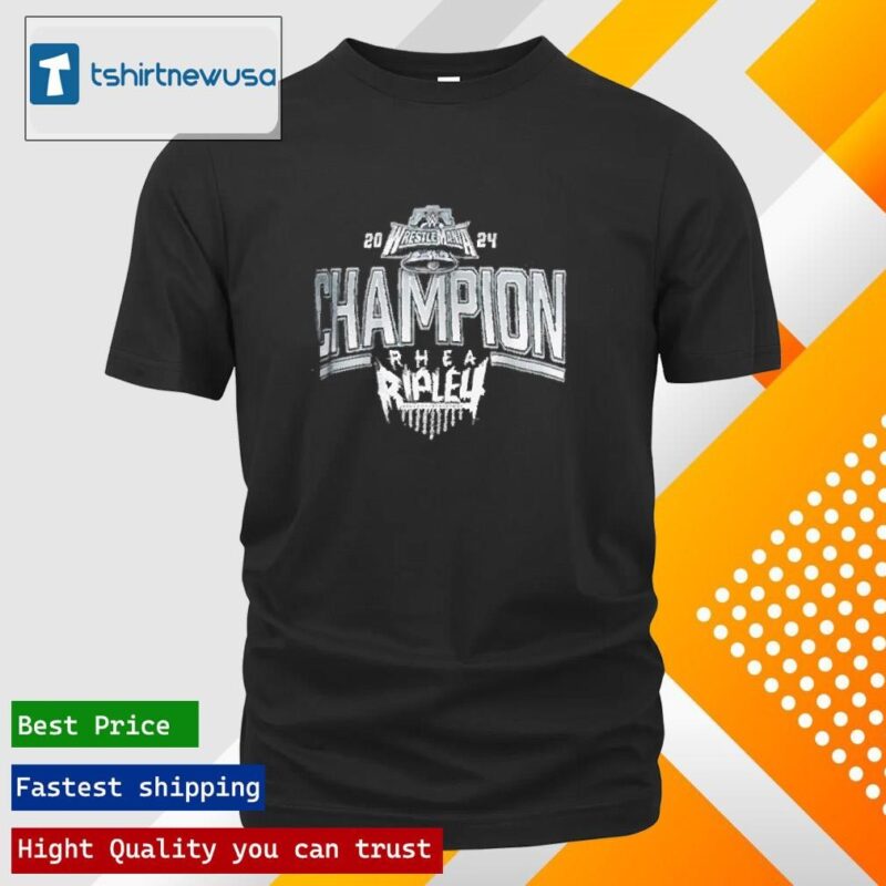 Nice Rhea Ripley Wrestlemania 40 Champion Sublimated 2024 Shirt