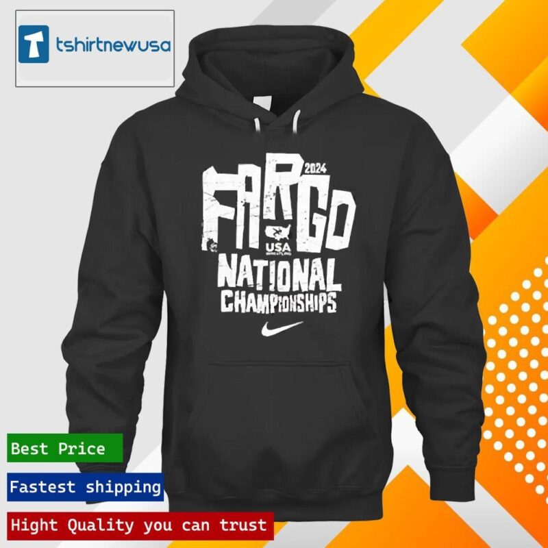 Official 2024 Nike USA Wrestling Fargo National Championships Shirts hoodie