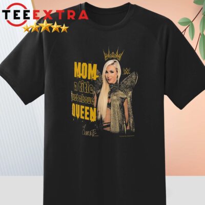 Ripple Junction Black Charlotte Flair Queen Mom Mother's Day Shirt