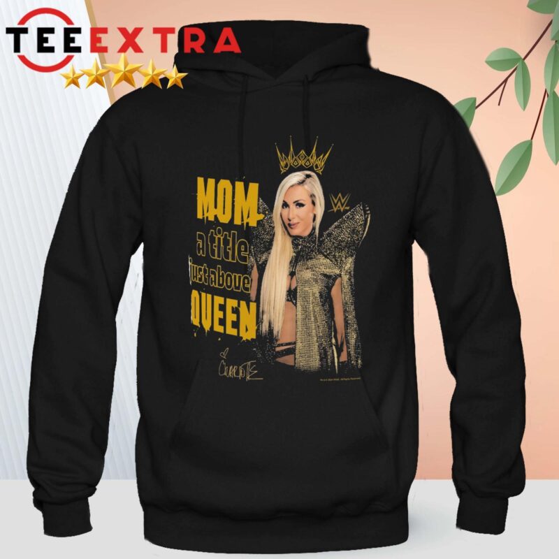 Ripple Junction Black Charlotte Flair Queen Mom Mother's Day Hoddie