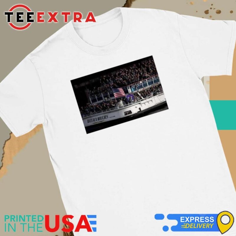 Official LeBron James Holding The Flag Olympic Opening Ceremony Women Tee