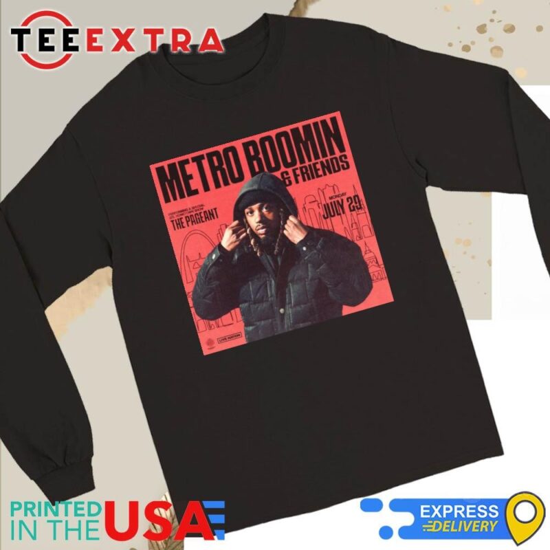 Official Metro Boomin And Friends Concer At The Pageant SAINT LOUIS On July 29 2024 Long Sleeve Tee
