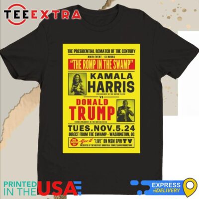 Official Kamala vs Trump The Romp in the Swamp 2024 Shirt