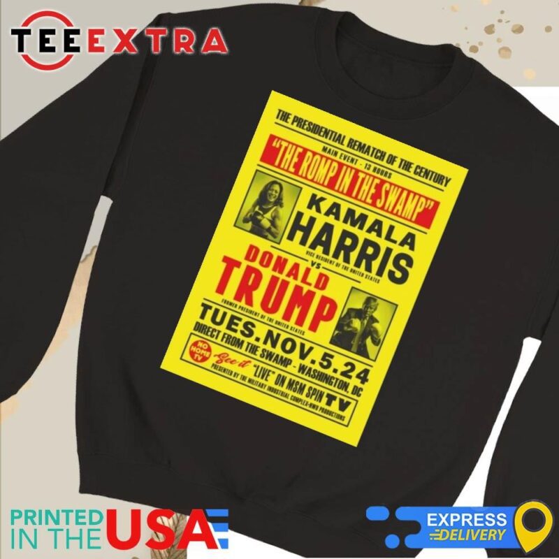 Official Kamala vs Trump The Romp in the Swamp 2024 Sweatshirt