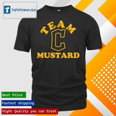 Official Cleveland guardians team mustard shirt