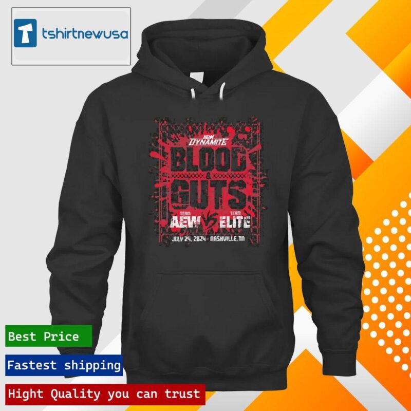 Premium Aew Blood & Guts Event July 24, 2024 Logo hoodie