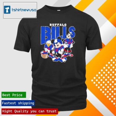 Official Buffalo Bills Mickey Donald Duck And Goofy Football Team 2024 Shirt
