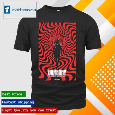 Original Enrique Bunbury June 8 2024 Tour In Mexico City Mexico Music Poster T Shirt