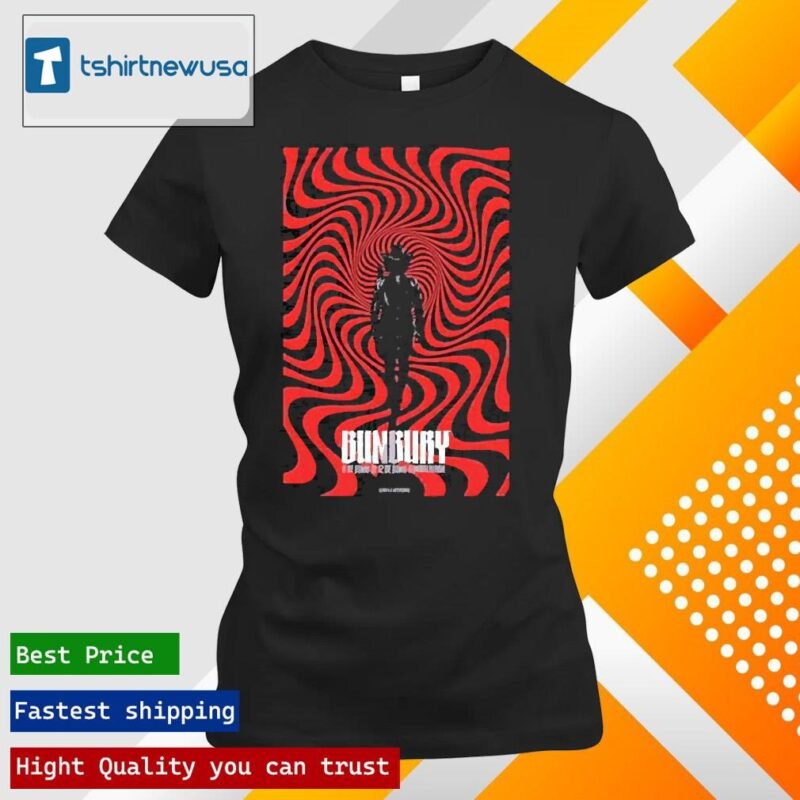 Original Enrique Bunbury June 8 2024 Tour In Mexico City Mexico Music Poster T ladies tee shirt