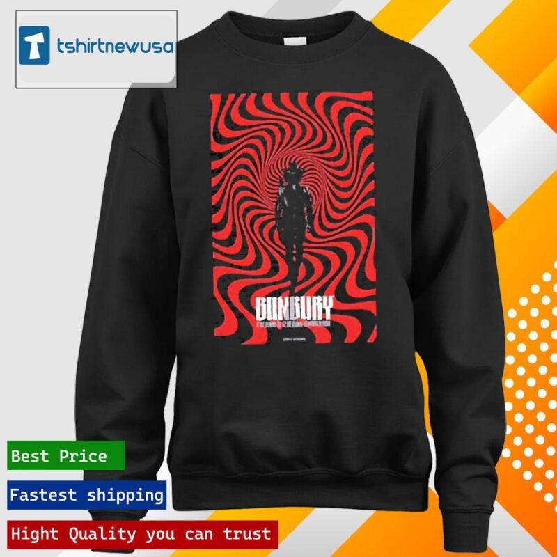 Original Enrique Bunbury June 8 2024 Tour In Mexico City Mexico Music Poster T longsleeve