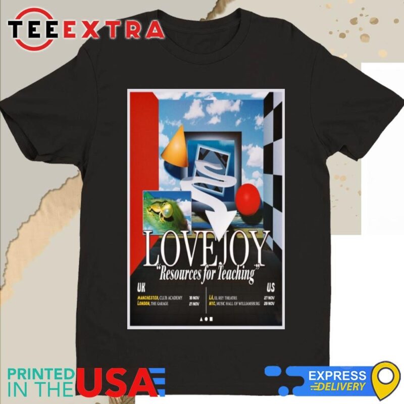 Official Lovejoy Band Resources For Teaching Tour 2024 Shirt